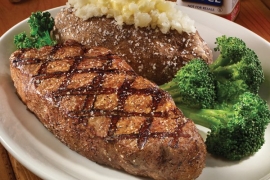 Logan's Roadhouse New York Strip