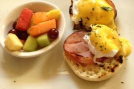 Tonic Eggs Benedict & Fruit