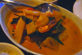 Red Curry w Shrimp