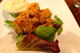 Cornmeal Fried Hama Hama Oysters