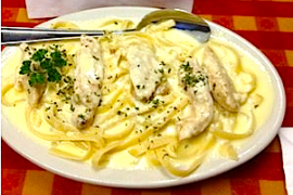 Fettuccine Alfredo Chicken @ Rocco's