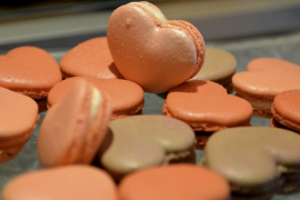 Heart Shaped Macarons @ The Sweet Lobby