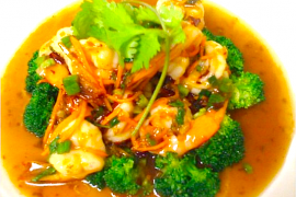 Prawns in Oyster Sauce