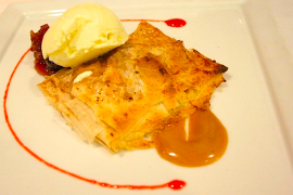 Apple Strudel w Coriander Caramel @ Farrah Olivia