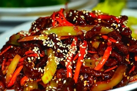 Shredded Crispy Beef @ Ming's DC