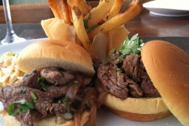 Filet Mignon Cheese Steak Sliders