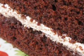 Chocolate Cake with Mocha Frosting