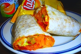 Salmon Wrap @ Cafe Tu-O-Tu