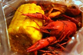 Crawfish & Corn @ Hot N Juicy