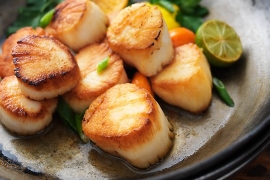 Seared Georges Bank Sea Scallops