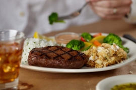 Sirloin + Crab Cake Dinner