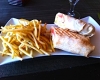 Chicken Shwarma w Fries @ Me Jana